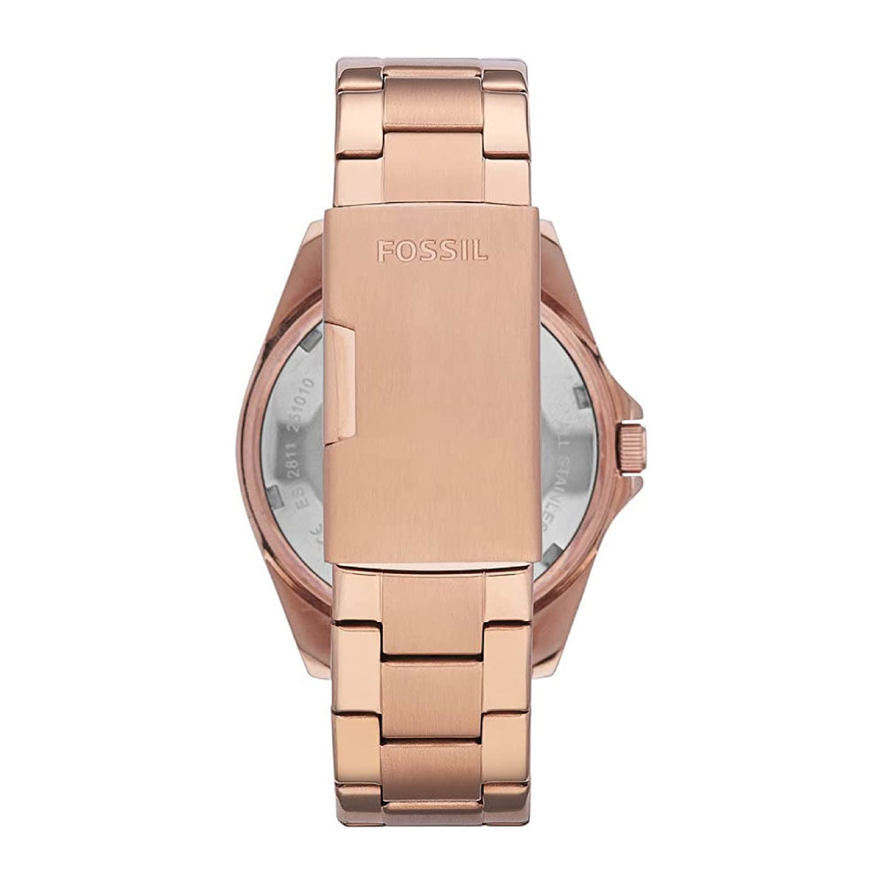 Women's Gemstone Inspiration Rose Gold Stainless Steel Watch