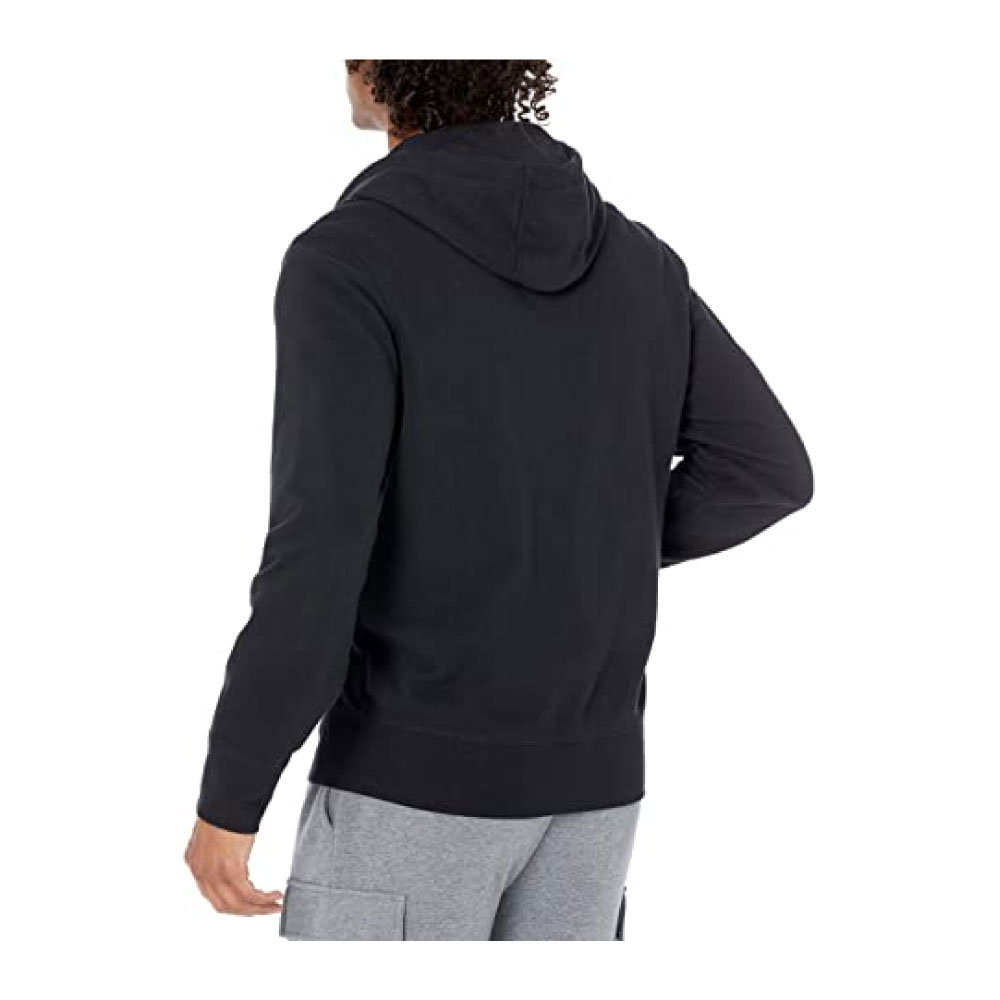Lightweight French Terry Full-Zip Hooded Sweatshirt