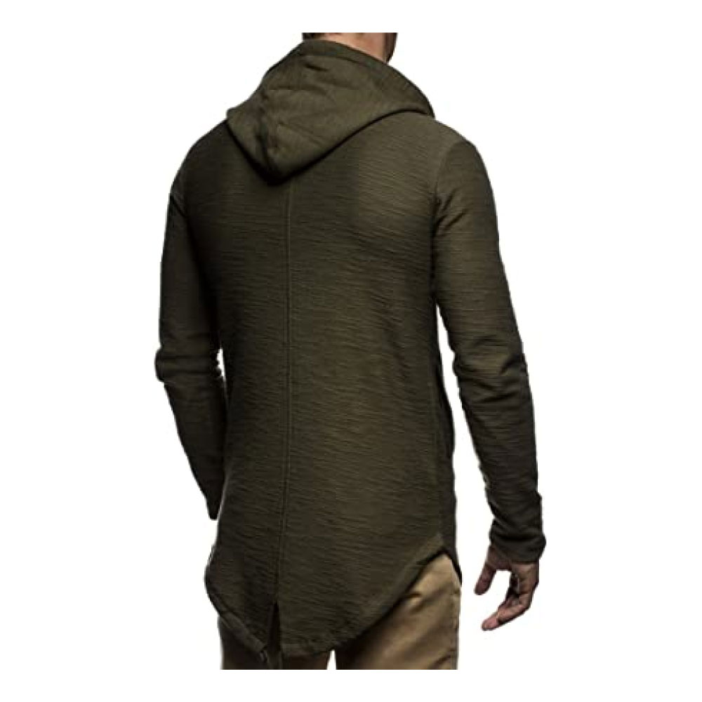 Oversized Hooded Long Jacket | Modern Stylish Longsleeve Full Zip Hoodie Sweatshirt
