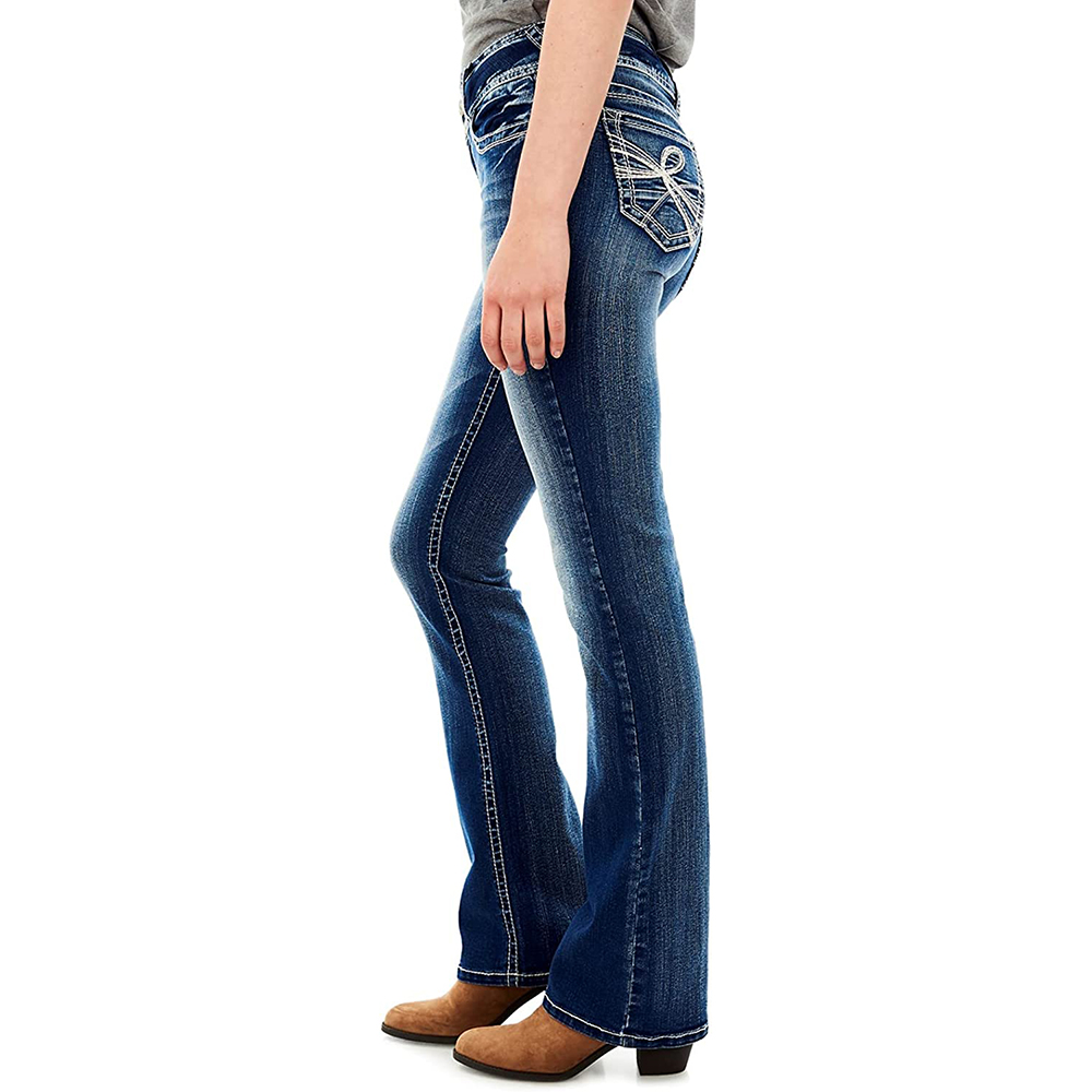 Women's Instastretch Bling Luscious Curvy Bootcut Jeans