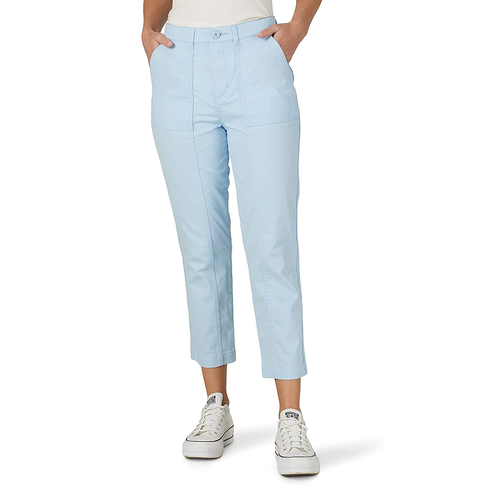 Women's Ultra Lux High-Rise Seamed Crop Pant