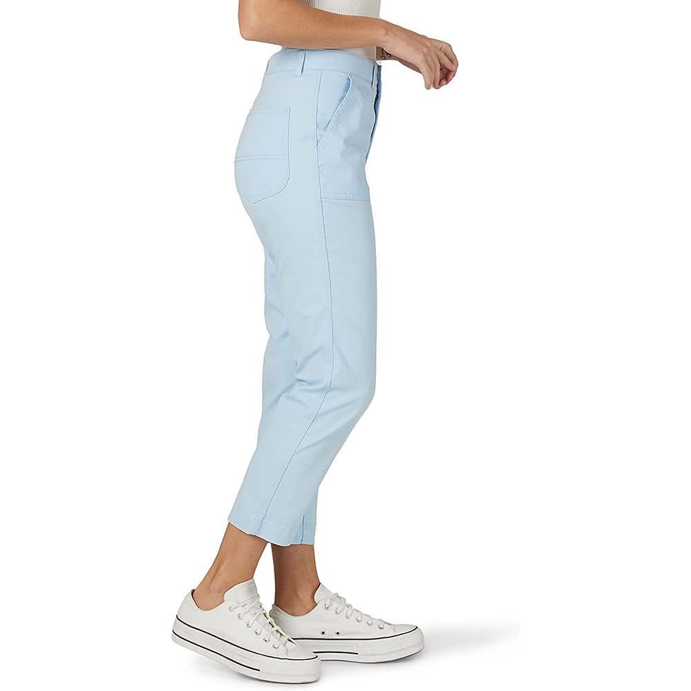 Women's Ultra Lux High-Rise Seamed Crop Pant