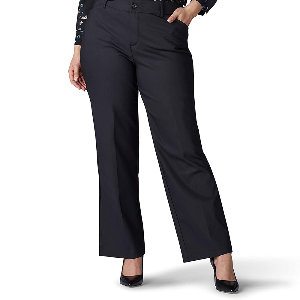 Women's Plus Size Flex Motion Regular Fit Trouser Pant