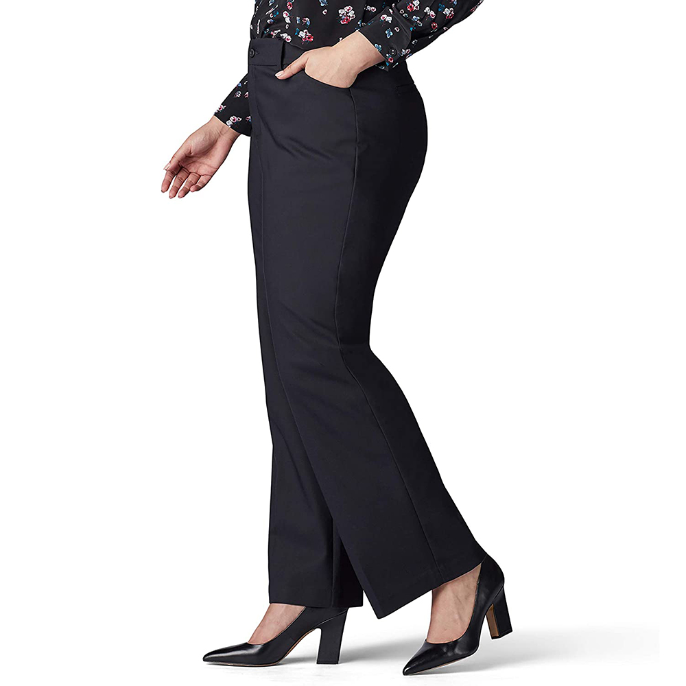 Women's Plus Size Flex Motion Regular Fit Trouser Pant
