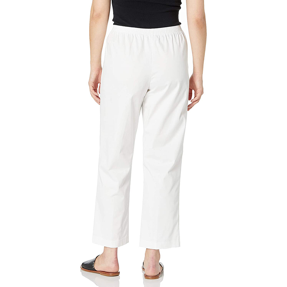 Alfred Dunner All Around Elastic Waist Cotton Short Twill Pants