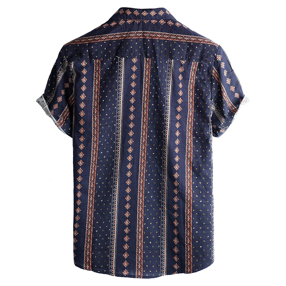 Mens Floral Hawaiian Shirts Short Sleeve Button Down Beach Shirts