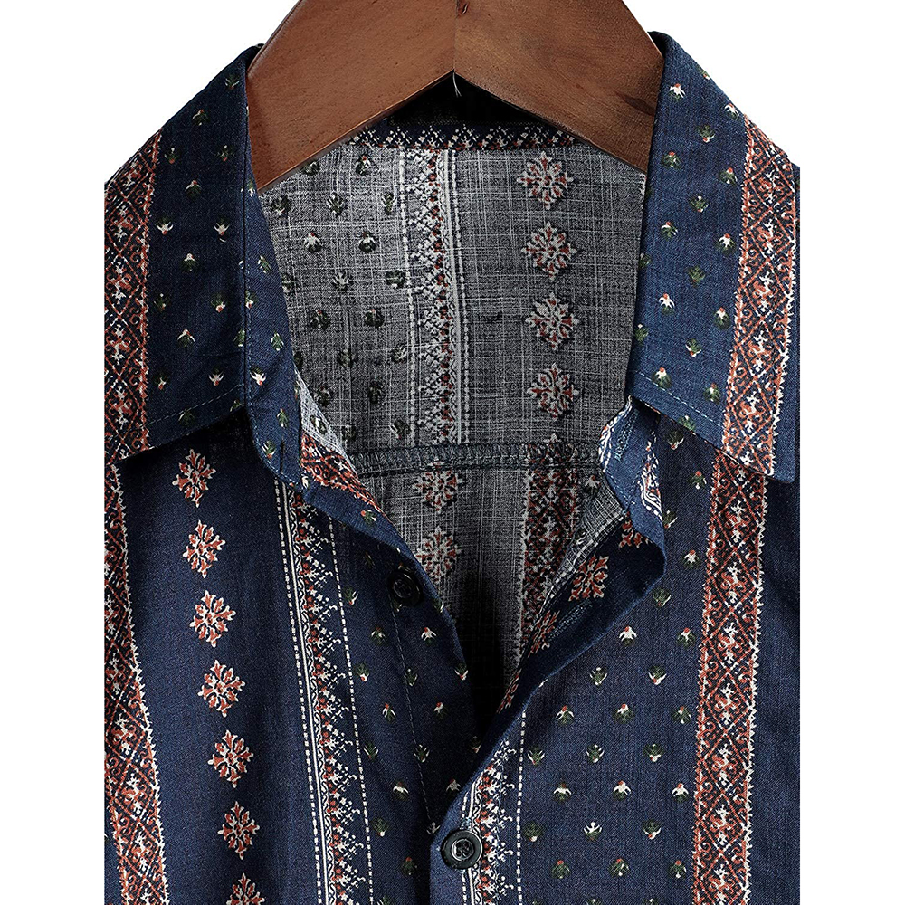 Mens Floral Hawaiian Shirts Short Sleeve Button Down Beach Shirts