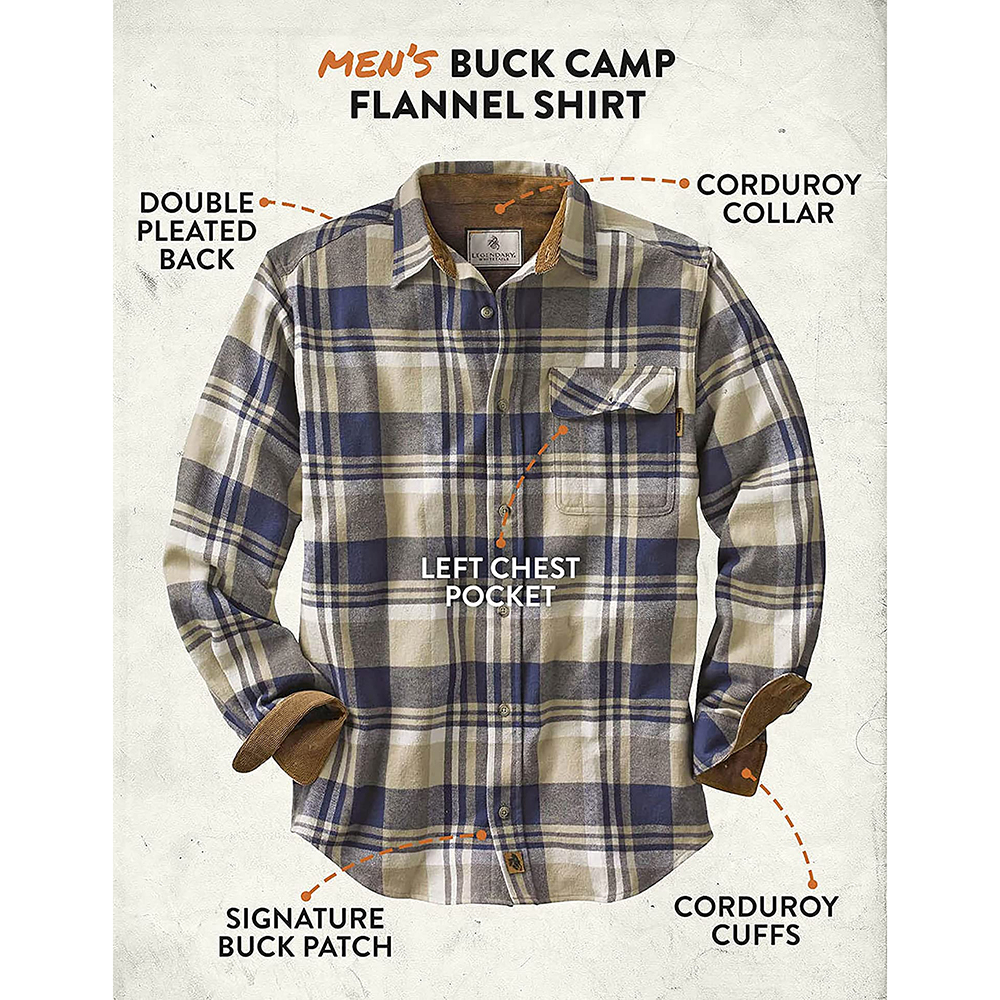 Men's Buck Camp Flannel Shirt