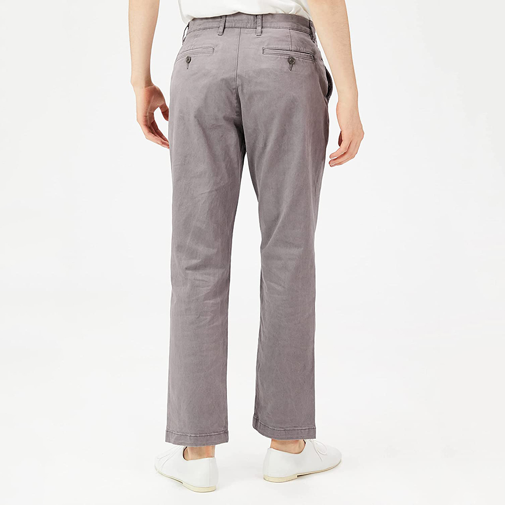 Men's Straight-Fit Washed Comfort Stretch Chino Pant