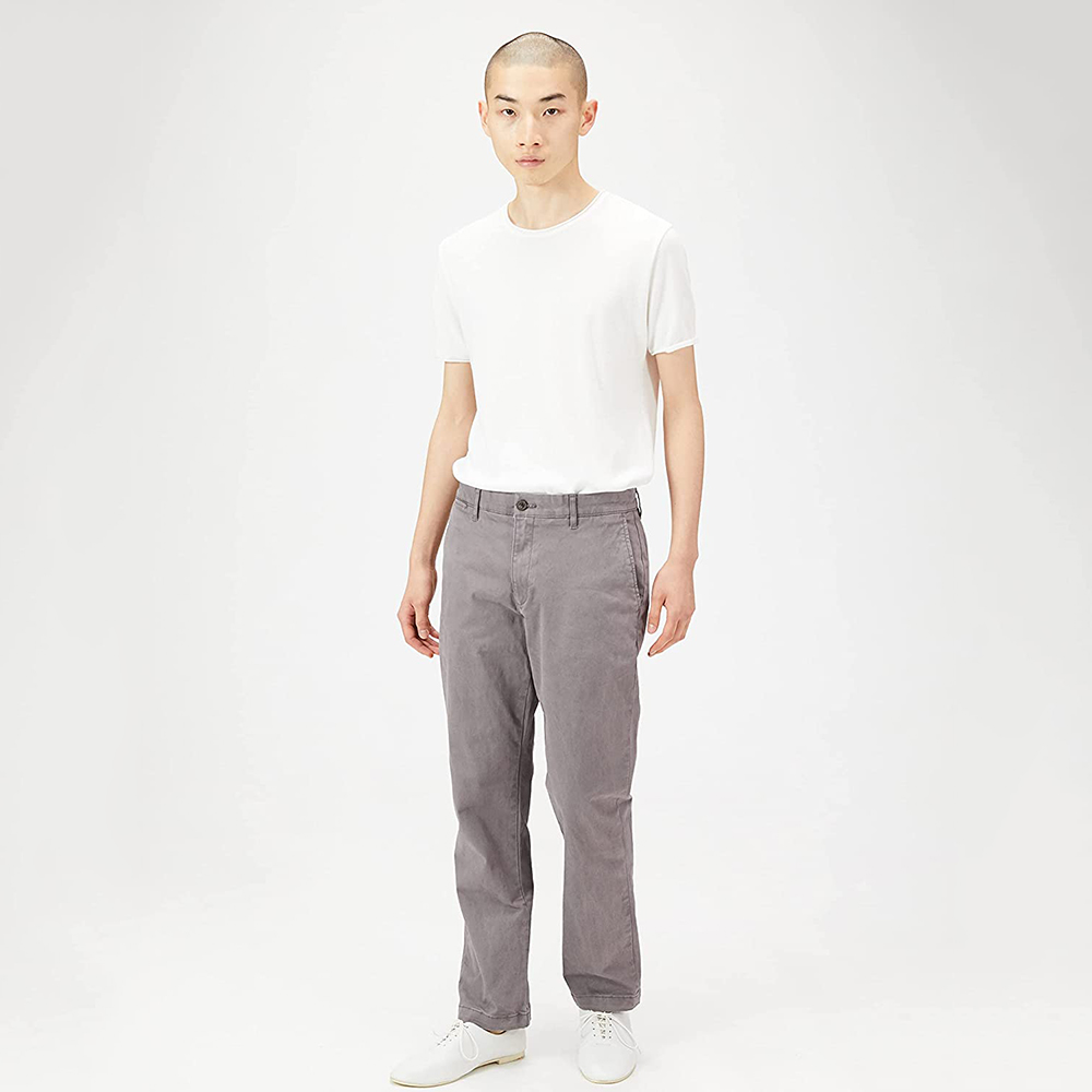 Men's Straight-Fit Washed Comfort Stretch Chino Pant