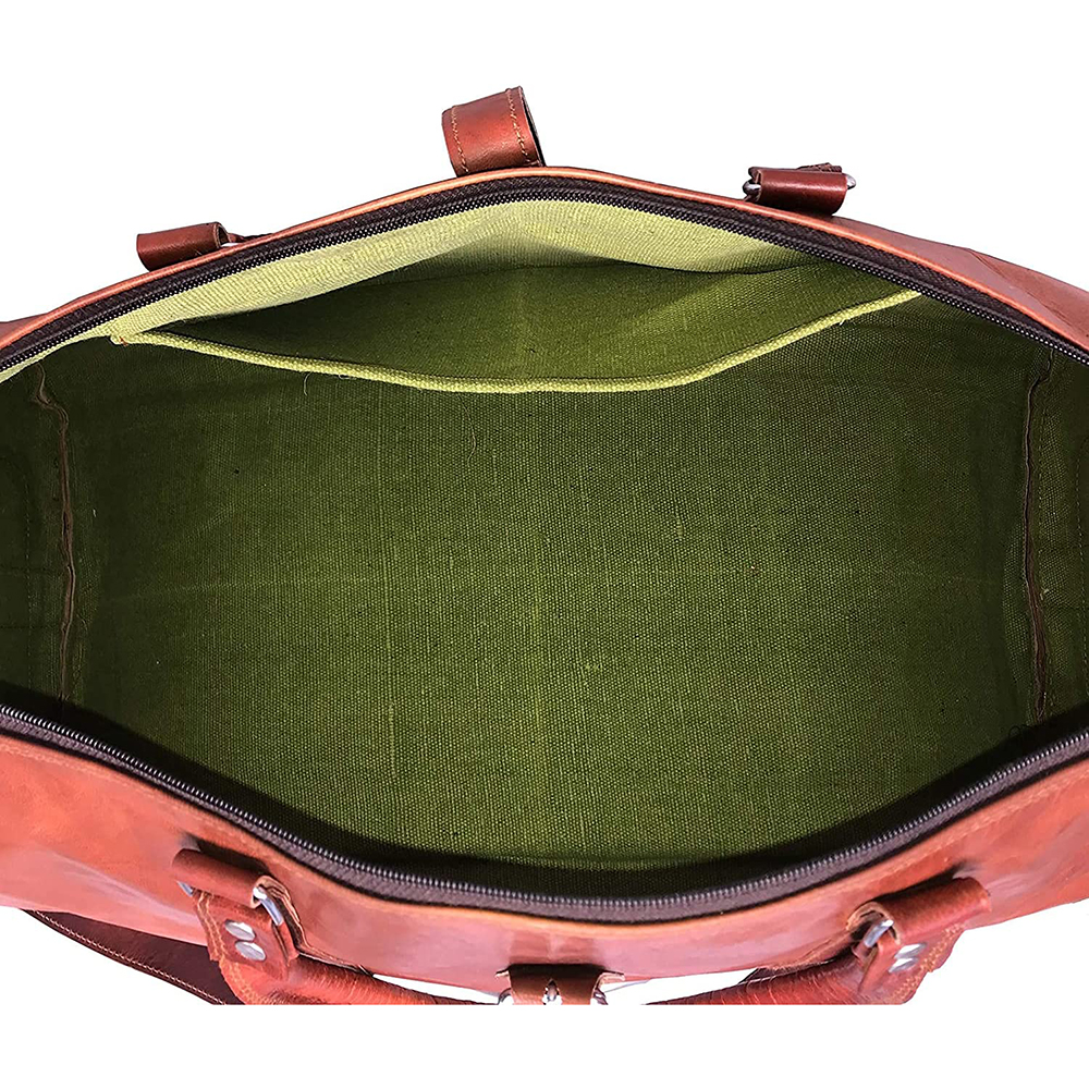 Large Leather 32 Inch Luggage Handmade Duffel Bag