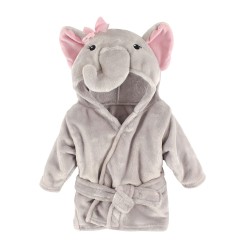 Unisex Baby Plush Animal Face Robe