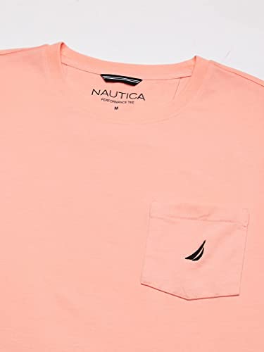 Men's Solid Crew Neck Short-Sleeve Pocket T-Shirt