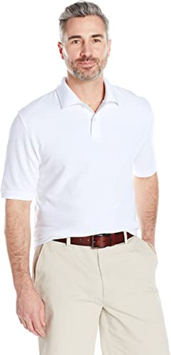 Men's Standard Regular-fit Cotton Pique Polo Shirt