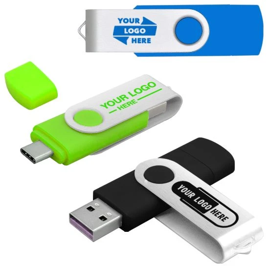 Custom OTG USB-C Flash - 2GB To 256GB