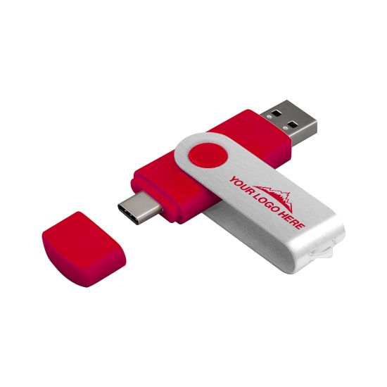Custom OTG USB-C Flash - 2GB To 256GB