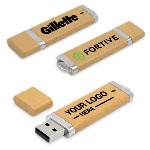 Recycled Plastic Flash Drive - 2GB To 256GB