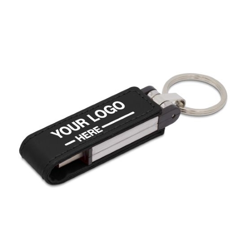 Capless Leather USB Flash Drive - 2GB To 256GB