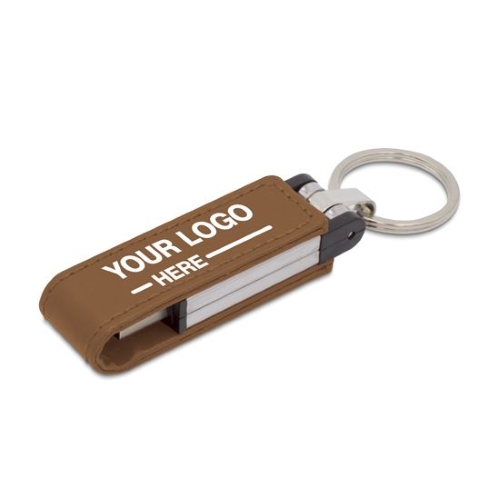 Capless Leather USB Flash Drive - 2GB To 256GB