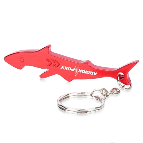 Shark Shaped Bottle Opener Keyring