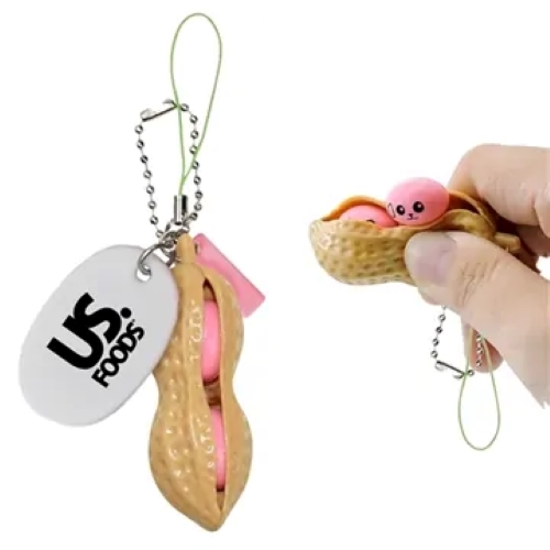 Peanut Fidget Key Chain