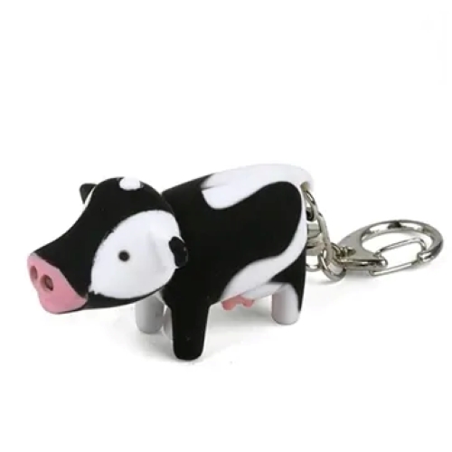 Cow Keychain with Moo Sound