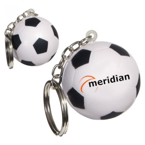 Soccer Ball Stress Reliever Key Chains