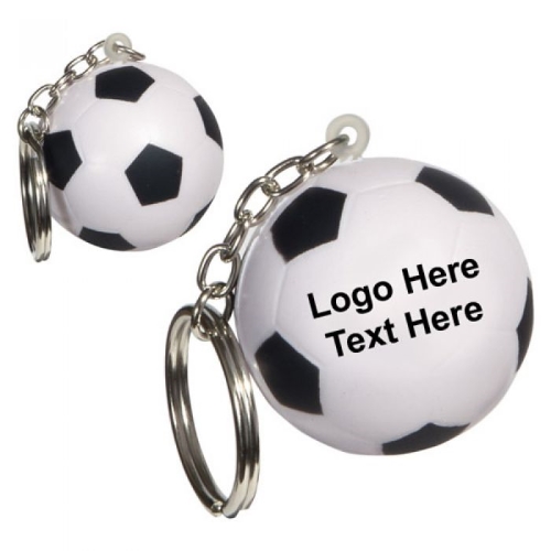 Soccer Ball Stress Reliever Key Chains