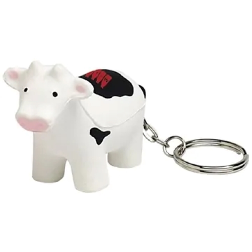 Cow Keyring Stress Reliever