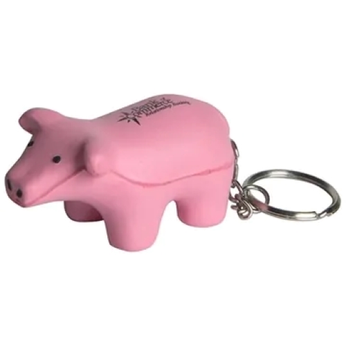 Pig Keyring Stress Reliever