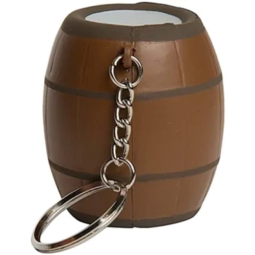 Barrel Keyring Stress Reliever