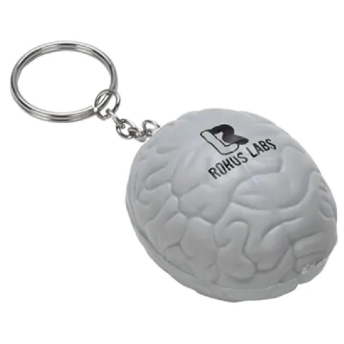 Squishy Brain Stress Ball Key Chain