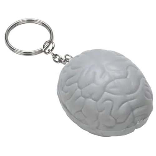 Squishy Brain Stress Ball Key Chain