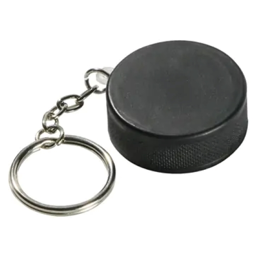 Hockey Puck Key Chain