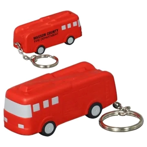 Custom Fire Truck Key Chain