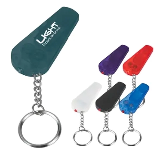 Whistle Flashlight Keychain