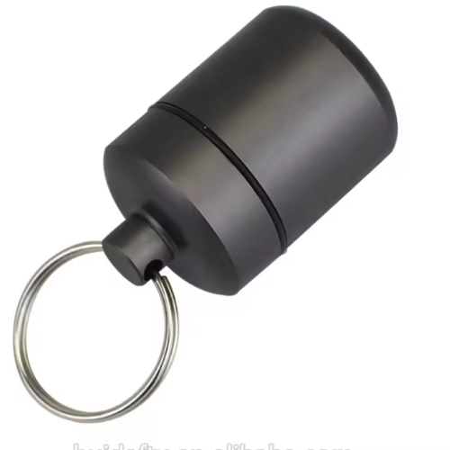 Mini Pill Bottle Keychain