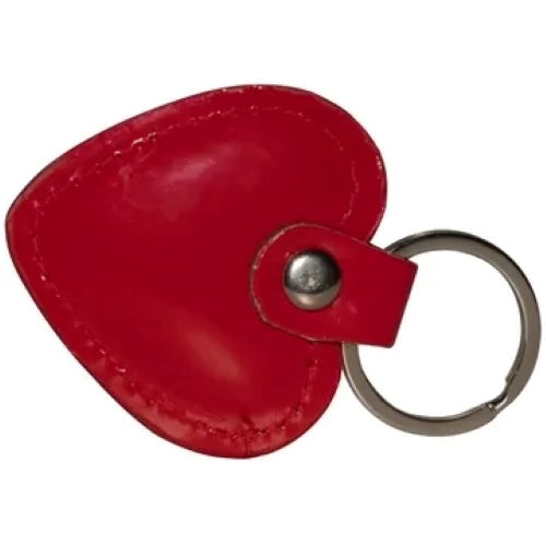 Heart Leather Keyring