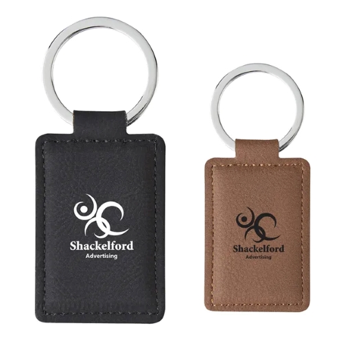 Leatherette Key Tag