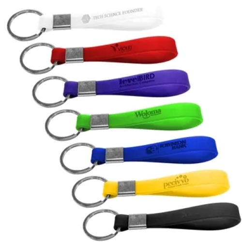 Silicone Strap Key Chain