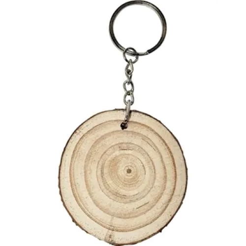 Wood  Rings Keyring