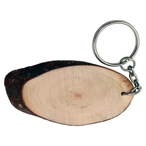 Natural Wood Keyring