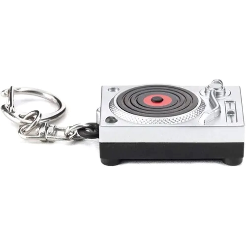 Turntable LED Keychain