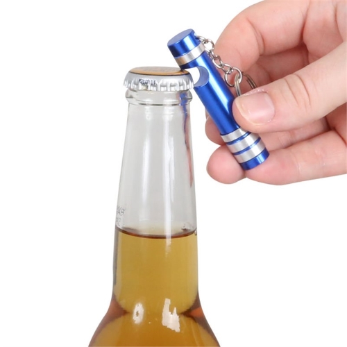 LED Key Chain Light With Bottle Opener