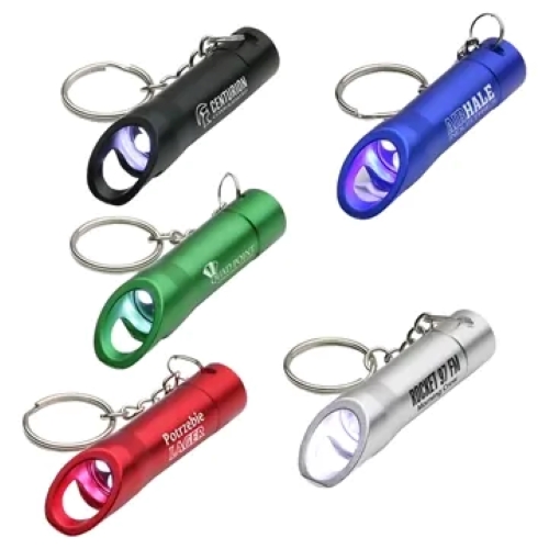 Custom Aluminum LED Opener Key Chain