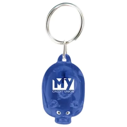 Light Up Piggy Keytag