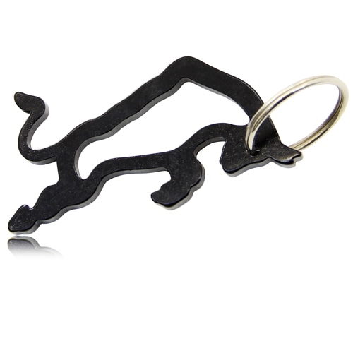 Bull Shaped Bottle Opener Keychain