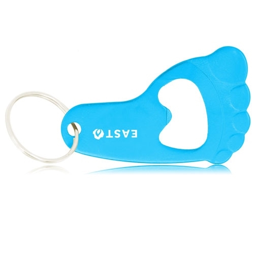 Foot Shape Bottle Opener Keychain