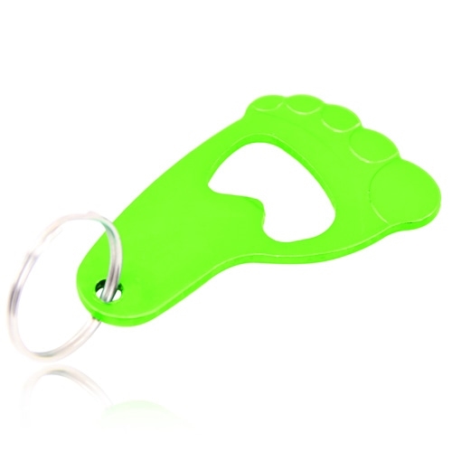 Foot Shape Bottle Opener Keychain