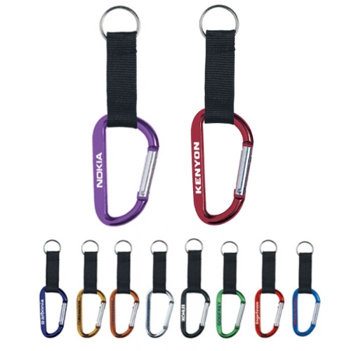 Imprinted Carabiner Keychains